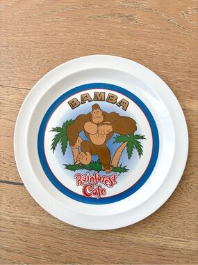 Vintage 2002 Rainforest Cafe Bamba Kids Plate